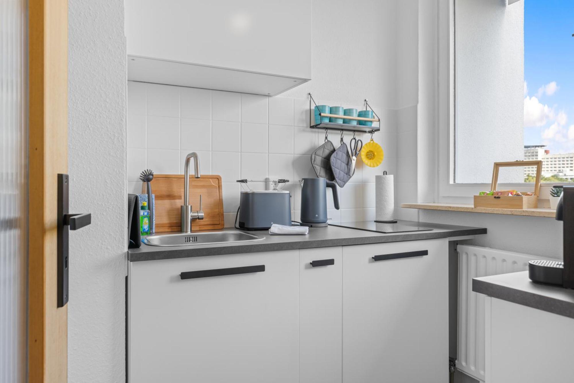 Sonniges City-Apartment Mit Suedbalkon Und Parklatz Neusass 外观 照片