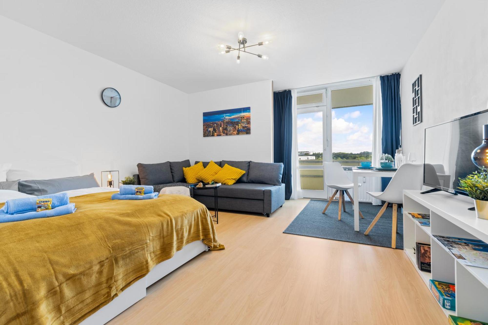 Sonniges City-Apartment Mit Suedbalkon Und Parklatz Neusass 外观 照片