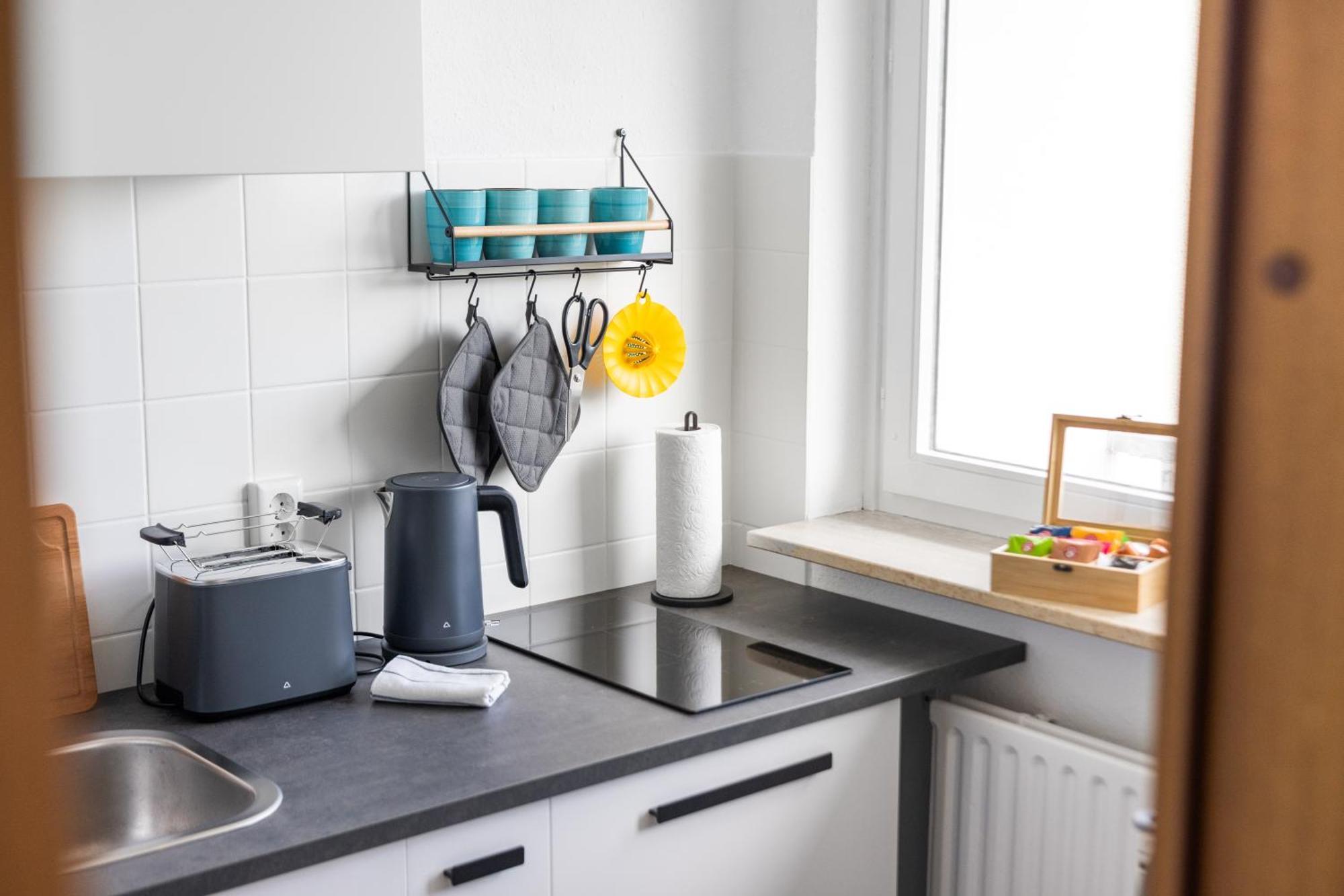 Sonniges City-Apartment Mit Suedbalkon Und Parklatz Neusass 外观 照片